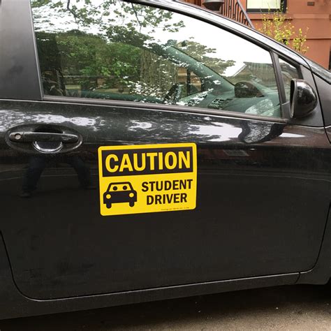 Student Driver Sign