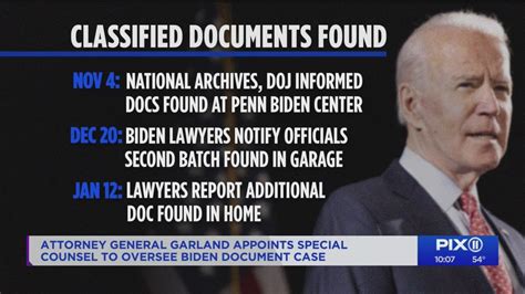 Garland Appoints Special Counsel To Investigate Biden Docs Youtube