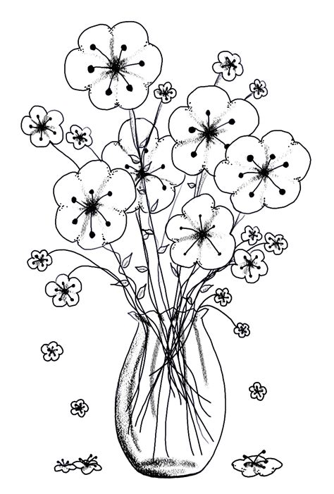 Coloring Hoa Coloring Pages