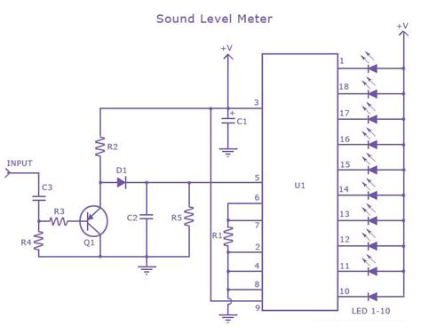 Sound Level Meter Circuit Diagram Pdf