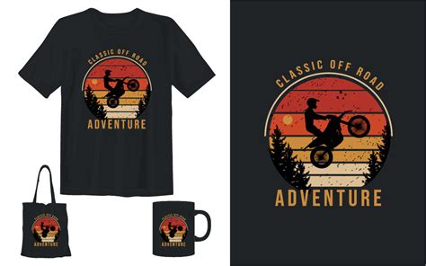 Off Road Motorcycle Adventure T Shirt Graphic By Teemarket · Creative