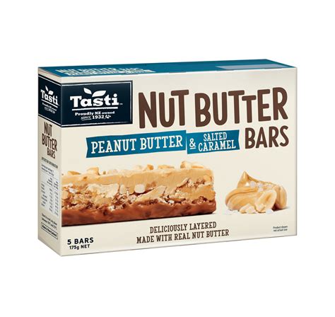 Nut Butter Bars Peanut Butter And Salted Caramel