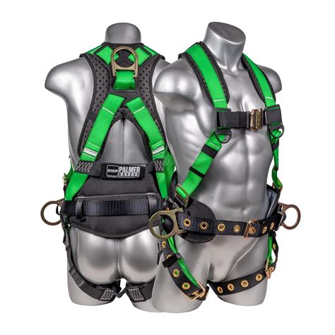 Palmer Safety Full Body Harness With Point Adjustment Back Padded