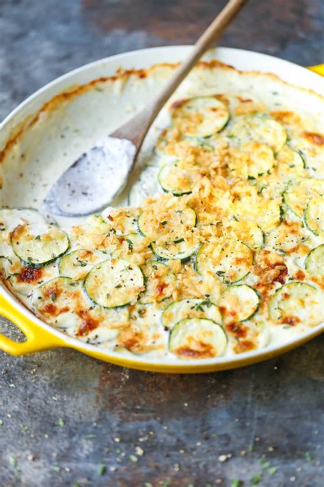 Cheesy Zucchini Gratin Damn Delicious