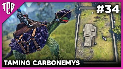 Ark Survival Tamil Taming Carbonemys And Dino Base Build Ark Genesis 2 Tamil Ep34