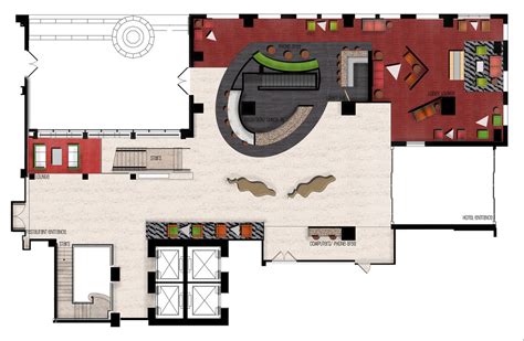 Hotel Lobby Plan