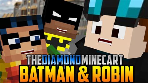 Minecraft The Diamond Minecart Rescued By Batman And Robin YouTube