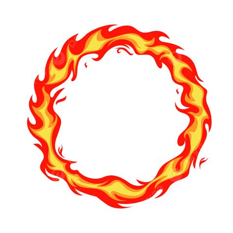 Circle Fire Vector, Circle, Fire, Vector PNG and Vector with Transparent Background for Free ...