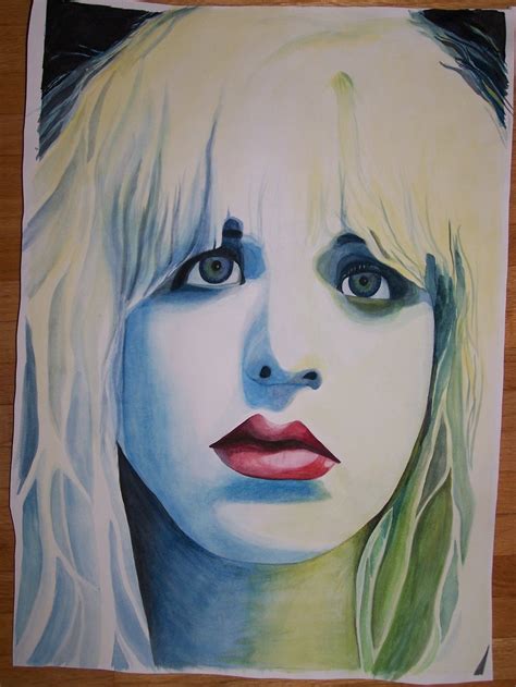 Courtney Love Painting at PaintingValley.com | Explore collection of ...