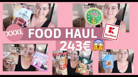 XXXL FOOD HAUL 243 WOCHENEINKAUF KAUFLAND Fräulein Jasmin YouTube