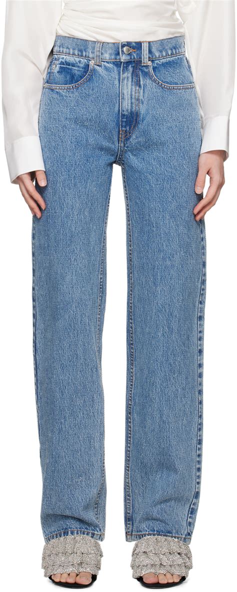 Alexander Wang Indigo Ez Jeans Ssense