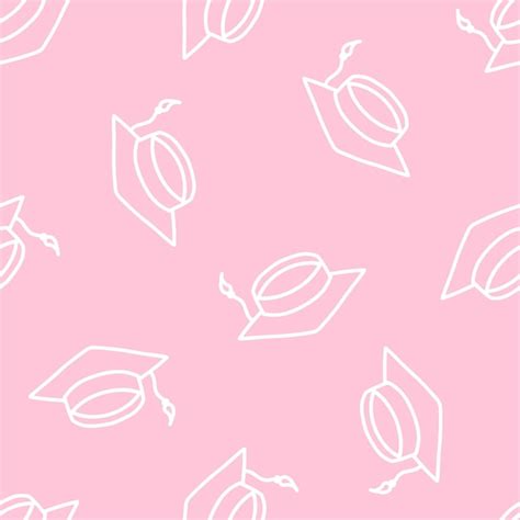 Pink Graduation Background Wallpaper
