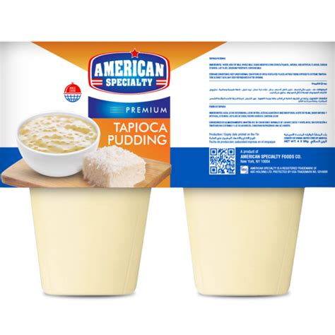 Tapioca Pudding American Specialty Foods Co The Finest Specialty Foods