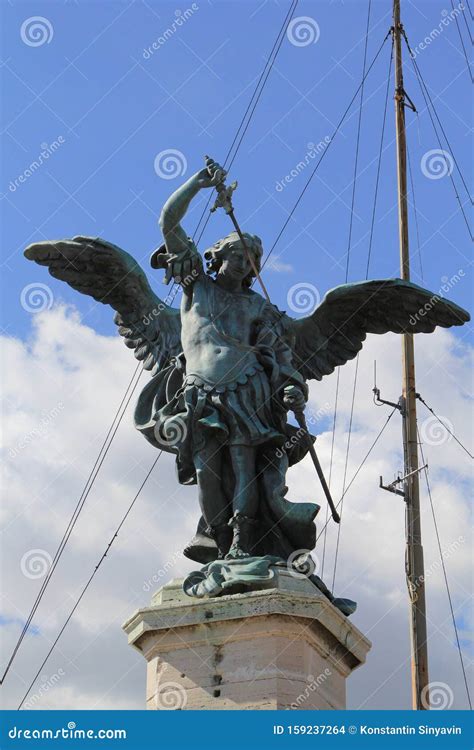 The Mausoleum Of Hadrian Known As Castel Sant Angelo In Rome Editorial