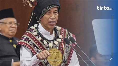 Naskah Lengkap Pidato Jokowi Soal RUU APBN Nota Keuangan 2024