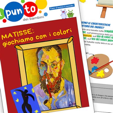 Matisse Spiegato Ai Bambini Della Scuola Primaria Da Stampare