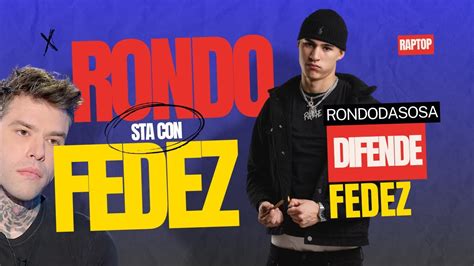 Rondo Ha Pubblicamente Difeso Fedez Raptop Youtube