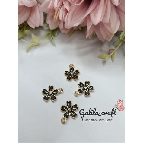 Jual Charm Enamel Pendant Liontin Bandul Bunga Daisy Shopee Indonesia