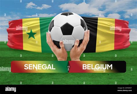 Senegal Vs Belgium National Teams Soccer Football Match Competition