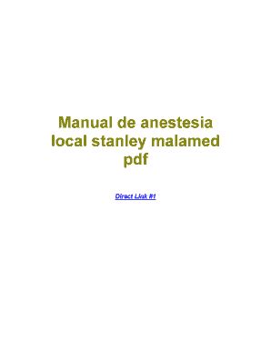 Fillable Online Manual De Anestesia Local Stanley Malamed Pdf Fax Email