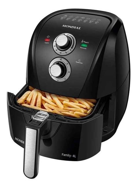 Fritadeira Air Fryer 4l Mondial - Fritadeira Air Fryer Mondial Family 4l Afn-40-bfs 220v | Parcelamento ...