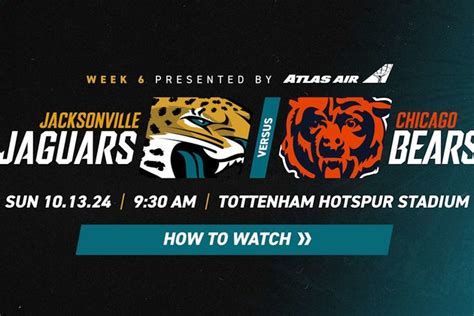 How To Watch Jaguars Vs Bears Week Of Nfl Season