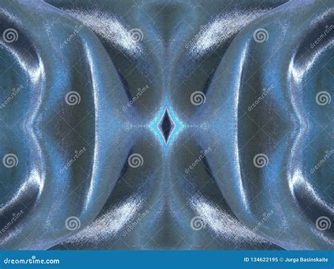 Blue Fabric With Silver Details Stock Image Image Of Abstrat