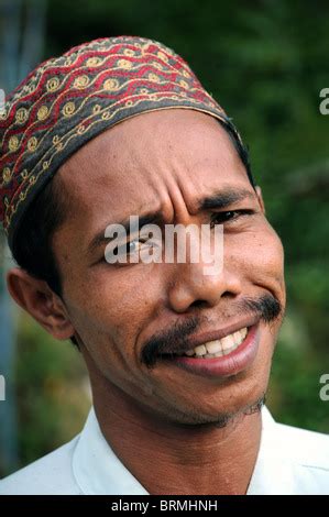 Man On Belakang Padang Riau Islands Indonesia Stock Photo Alamy