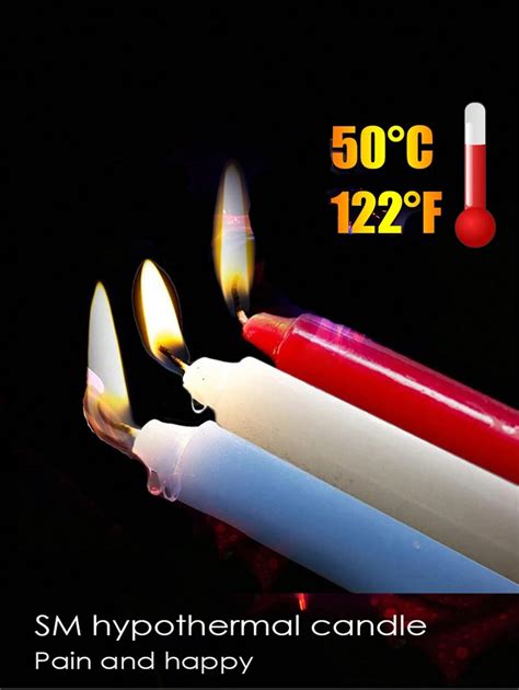 Pcs Low Temperature Candle Bdsm Drip Candles Sex Toy For Adult Sm Bed Restraints For Couple