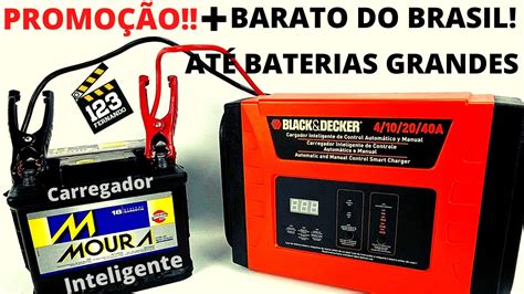 Promo O Top Carregador Inteligente De Baterias Black Decker Bc V