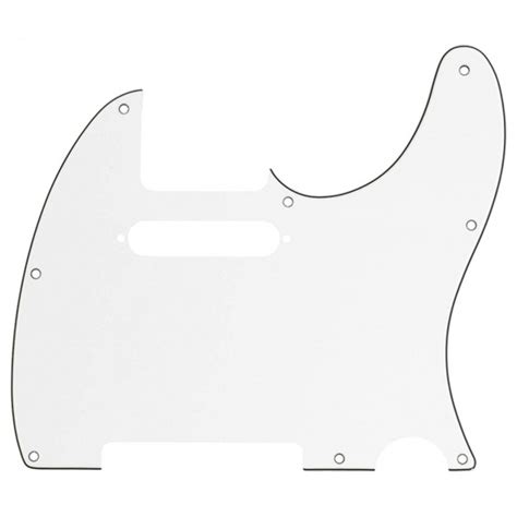 Fender Pickguard Telecaster Ply Hole Mount Parchment At Gear Music