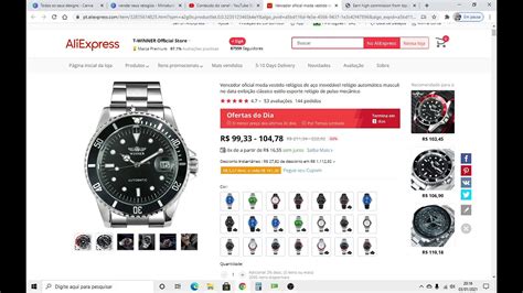 Relogio Winner Automatico Youtube