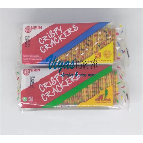 Jual Nissin Crispy Crackers Krispi Kraker 140gr Shopee Indonesia