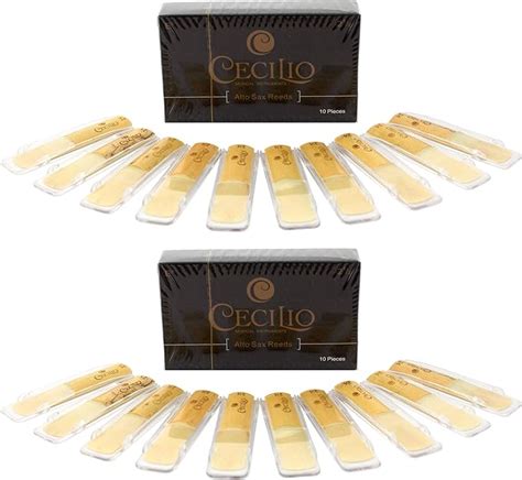 Amazon.com: Cecilio Alto Saxophone Reeds, Two 10-Pack (Total of 20 ...