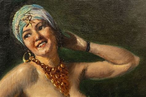 Reclining Semi Nude Female By Miklos Nickolas Mihalovits On Artnet