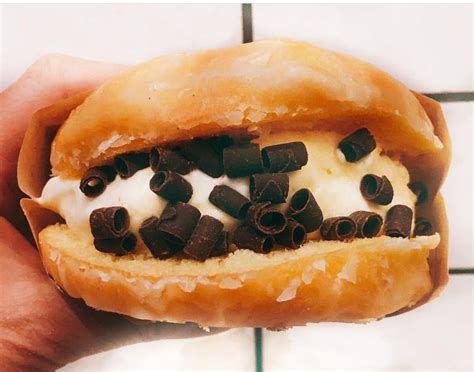 Doughnut Ice Cream Sandwich