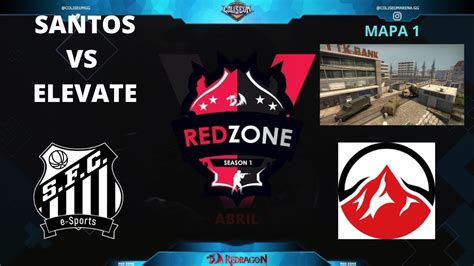 SANTOS VS ELEVATE OVERPASS MAPA 1 PTBR REDZONE PRO LEAGUE