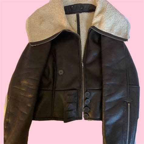 Genuine Leather Flying Jacket Dm For More Info 🤎 Depop