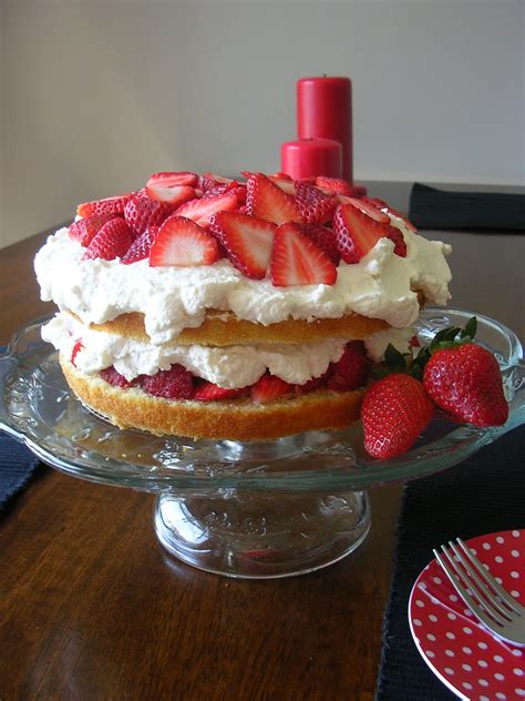 The Busty Baker Strawberry Cream Cake