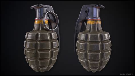 Fragmentation Grenade 3D - TurboSquid 2050861