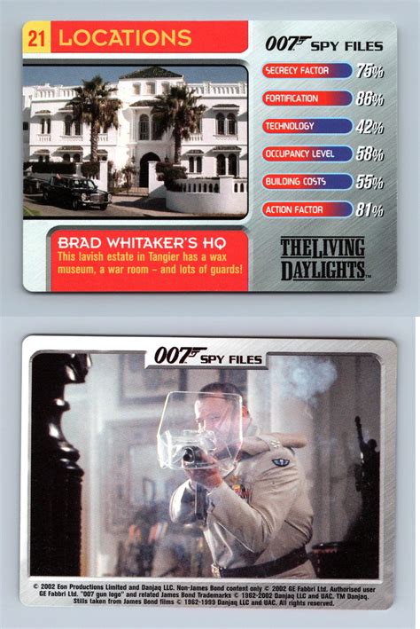 Brad Whitaker S Hq Locations Spy Files James Bond Ccg