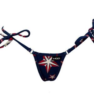 Firecracker Open Triangle Bikini Bottom Micro Gigi