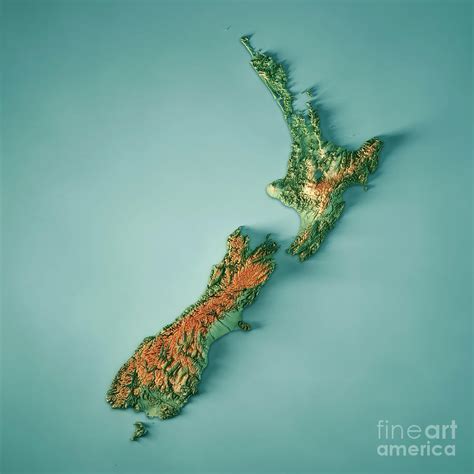 New Zealand Topographic Map - Anetta Mathilda