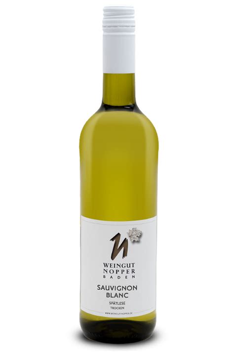 Sauvignon Blanc Spätlese trocken Weingut Nopper