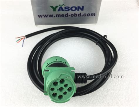 Green J1939mf Pass Through To Open End Cable 2m