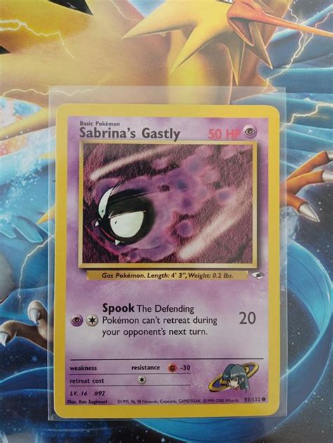 Sabrina s Gastly Vintage Pokémon TCG Karte Kaufen auf Ricardo