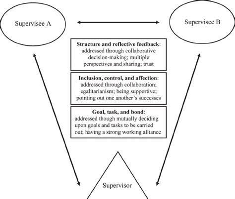 Adapted Model Of Triadic Supervision Download Scientific Diagram