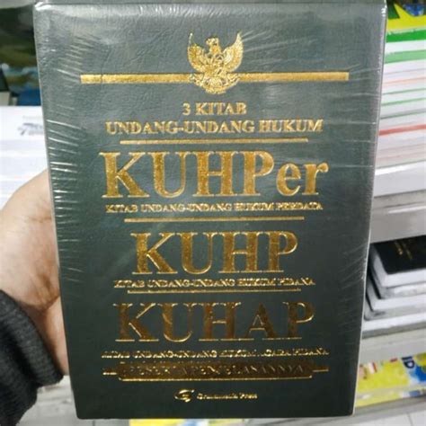 Jual Kitab Undang Undang Hukum Kuhper Kuhp Dan Kuhap Beserta