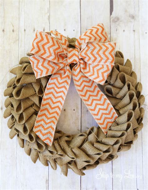 Burlap Wreath Tutorial Skip To My Lou