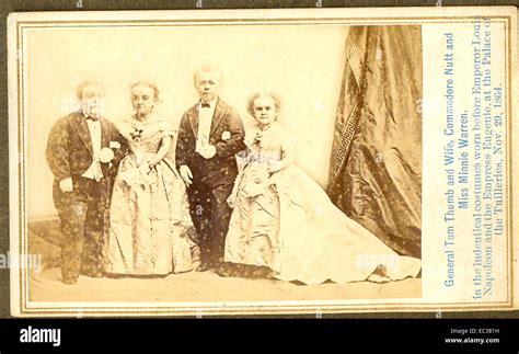 Carte De Visite Foto Del General Tom Thumb Charles S Stratton Y